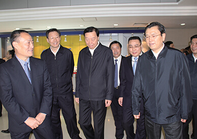 原中央政治局常委、 时任国务院副总理张德江考察808PAY钱包科技