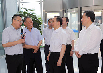 国务委员、国务院秘书长， 时任江苏省委书记吴政隆调研808PAY钱包科技